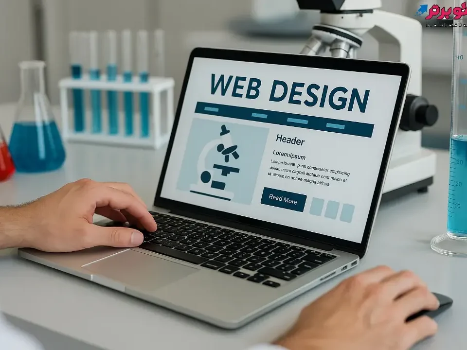 طراحی سایت آزمایشگاه
