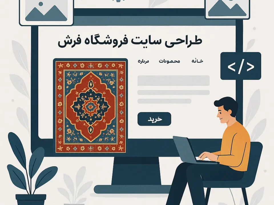 طراحی سایت فروشگاه فرش